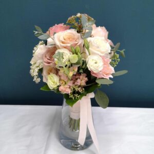 Romantic Blush Rose Wedding Bouquet