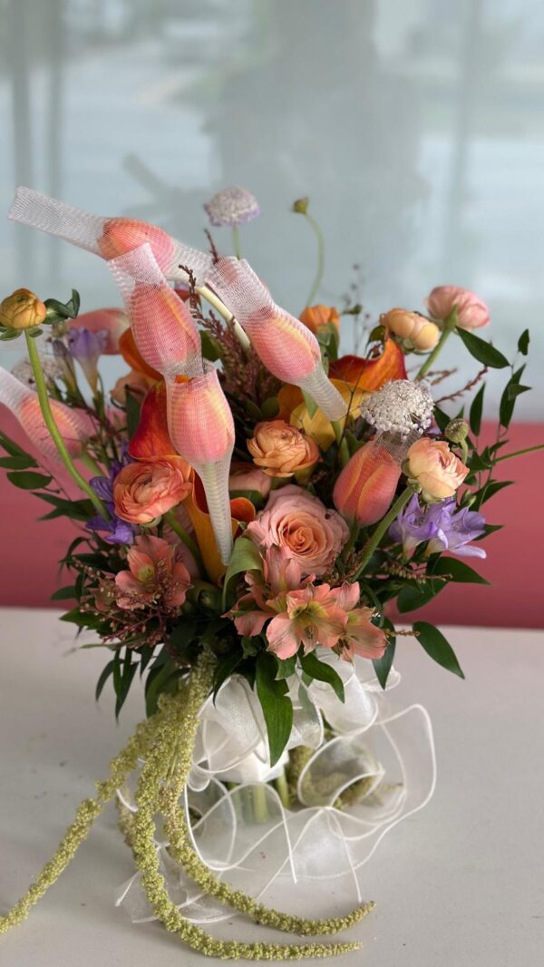 Vibrant Orange & Yellow Tulip